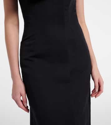 Skylar cotton and silk midi dress | Fforme