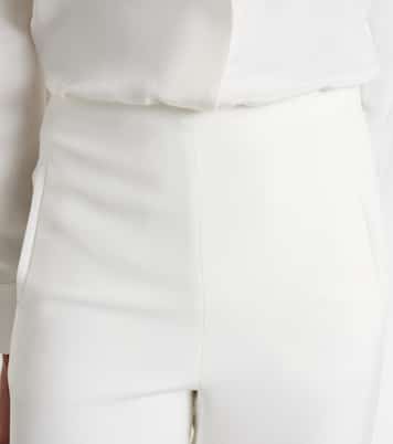 Crêpe wide-leg pants | Roland Mouret