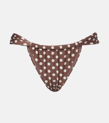Sandra polka-dot bikini bottoms | Montce