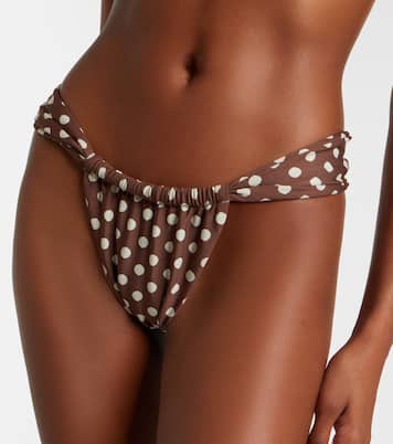 Sandra polka-dot bikini bottoms | Montce