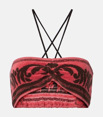 Bralette aus Baumwollfrottee | Valentino