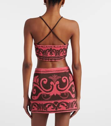 Bralette aus Baumwollfrottee | Valentino