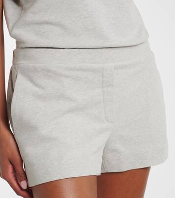 Cotton-blend jersey shorts | Norma Kamali