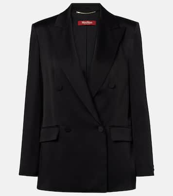 Blazer cruzado Arca de satén | Max Mara