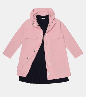 Stretch-cotton polo dress | Moncler Enfant
