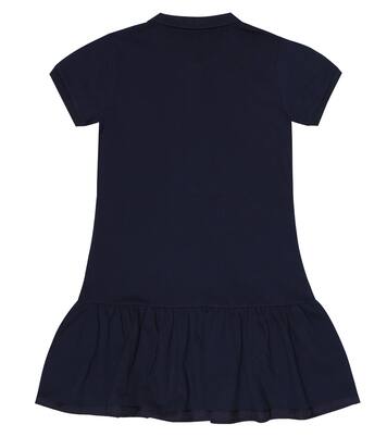 Stretch-cotton polo dress | Moncler Enfant