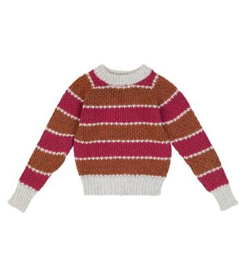 Striped wool-blend knit sweater | Paade Mode
