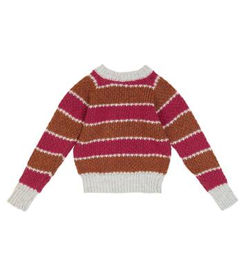 Striped wool-blend knit sweater | Paade Mode