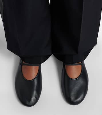 Leather ballet flats | The Row