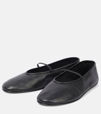 Leather ballet flats | The Row