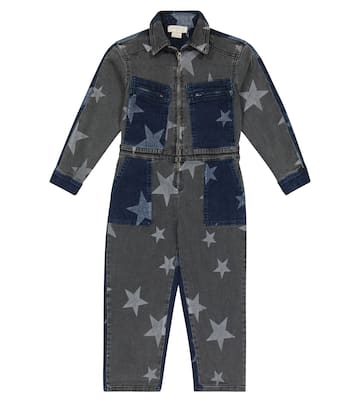 Printed denim jumpsuit | Stella McCartney Kids