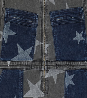 Printed denim jumpsuit | Stella McCartney Kids