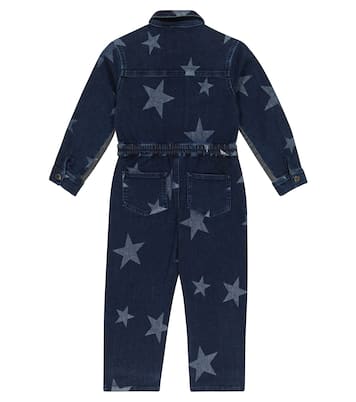 Printed denim jumpsuit | Stella McCartney Kids