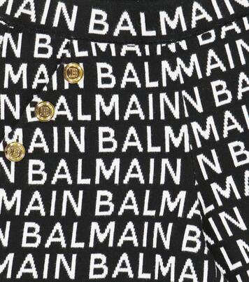 Short en jacquard à logo | Balmain Kids