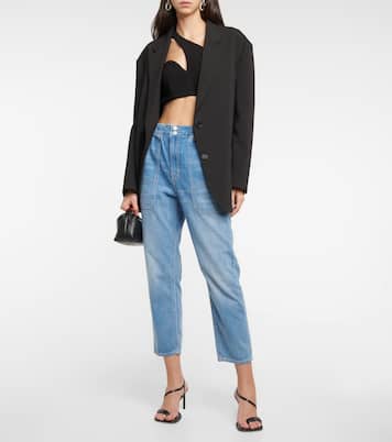 Arya high-rise slim jeans | Veronica Beard