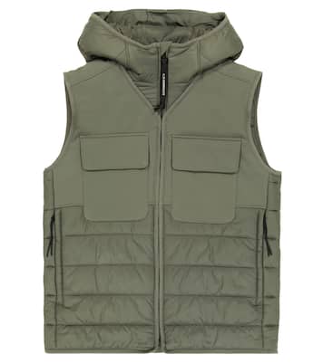 Goggle technical puffer vest | C.P. Company Kids