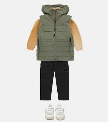 Goggle technical puffer vest | C.P. Company Kids
