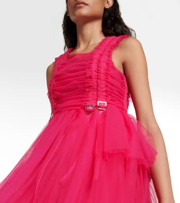 Robe midi en tulle | Noir Kei Ninomiya