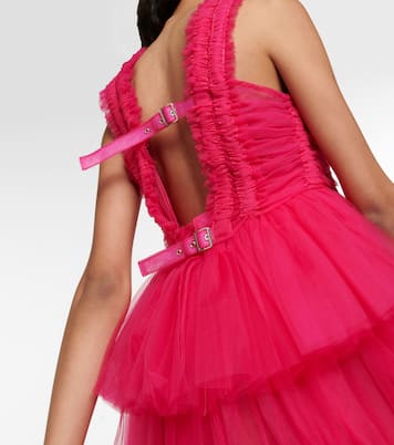 Robe midi en tulle | Noir Kei Ninomiya