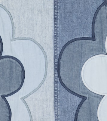 Floral patchwork denim dress | Stella McCartney Kids