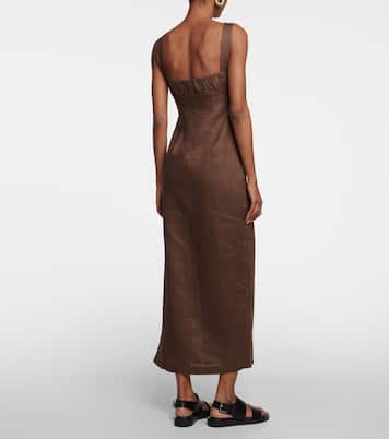 Midikleid Bettina aus Leinen | SIR