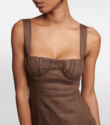 Midikleid Bettina aus Leinen | SIR