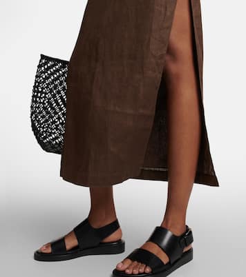 Midikleid Bettina aus Leinen | SIR