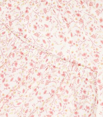 Baby floral cotton top and bloomers set | Il Gufo