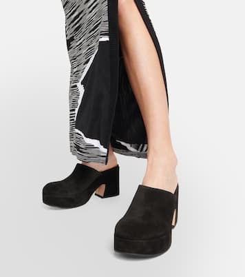 Mules Lyss aus Veloursleder | Gianvito Rossi