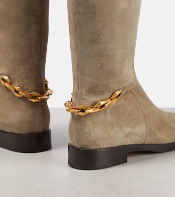 Bottes Nell en daim | Jimmy Choo