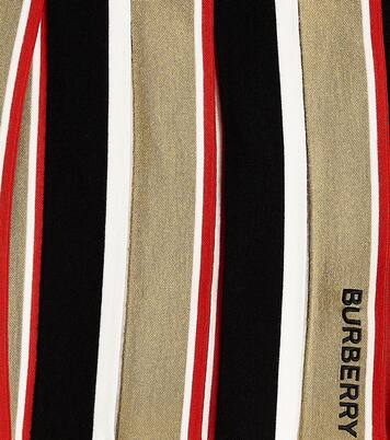 Amelia Icon Stripe wool skirt | Burberry Kids