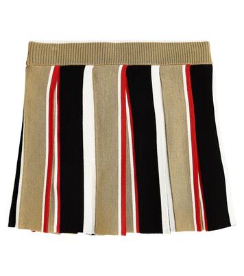 Amelia Icon Stripe wool skirt | Burberry Kids