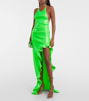 Maxikleid mit Pailletten | David Koma