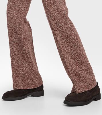 Harris shearling-lined suede loafers | Gianvito Rossi