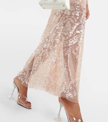 Verzierter Maxirock | Self-Portrait