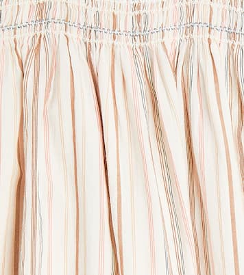 Alexandra ruched cotton dress | Bonpoint