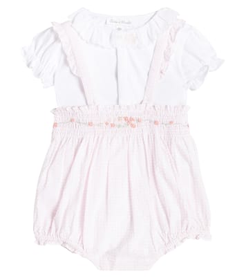 Bébé – Set top et salopette en coton | Tartine et Chocolat