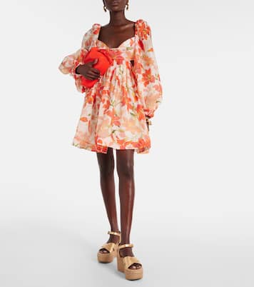 Plateausandalen aus Metallic-Leder  | Gianvito Rossi