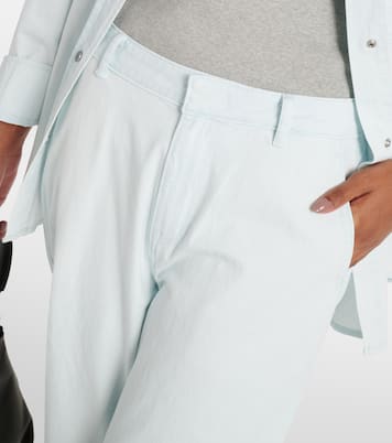 Pantalon ample à taille haute en coton | Vince