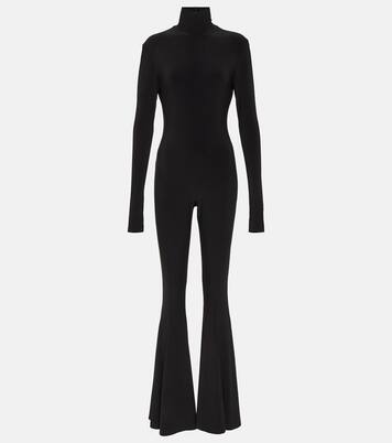 Turtleneck flared jumpsuit | Norma Kamali