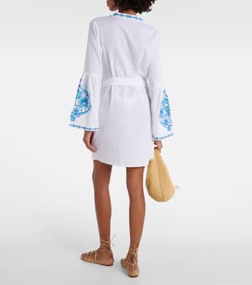 Miniabito Everly in cotone e lino | Melissa Odabash