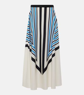 Maxirock Cretto aus Seide und Baumwolle | Joseph