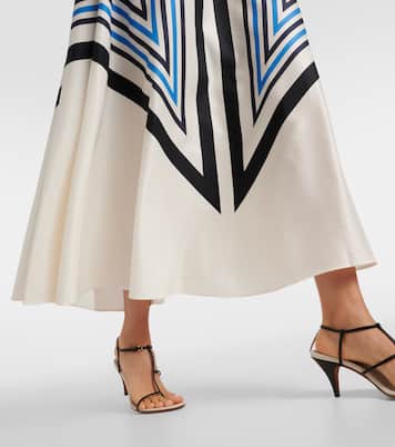 Maxirock Cretto aus Seide und Baumwolle | Joseph