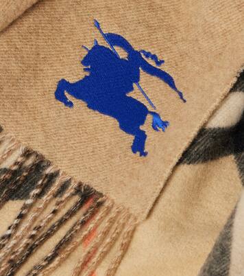 Burberry Check EKD cashmere scarf | Burberry