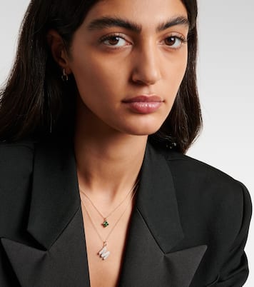 Collier Initial en or 10 ct et diamants | Stone and Strand