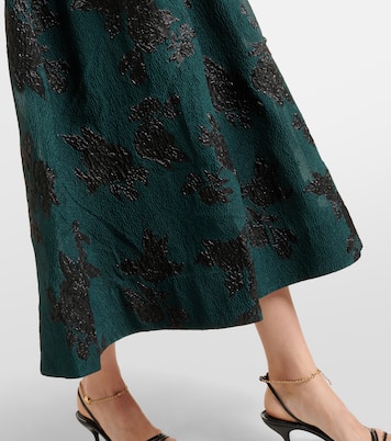 Robe midi Beryl à encolure bardot | Rebecca Vallance