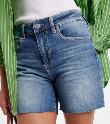 Ex-Boyfriend high-rise denim shorts | AG Jeans
