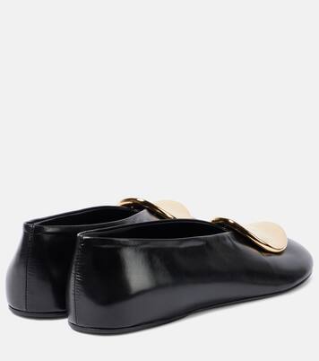 Leather ballet flats | Jil Sander