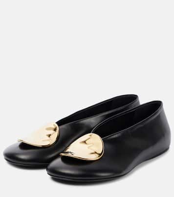 Leather ballet flats | Jil Sander