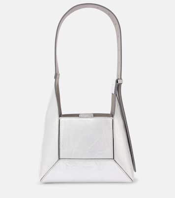 Schultertasche Diamond Small aus Metallic-Leder | Jimmy Choo